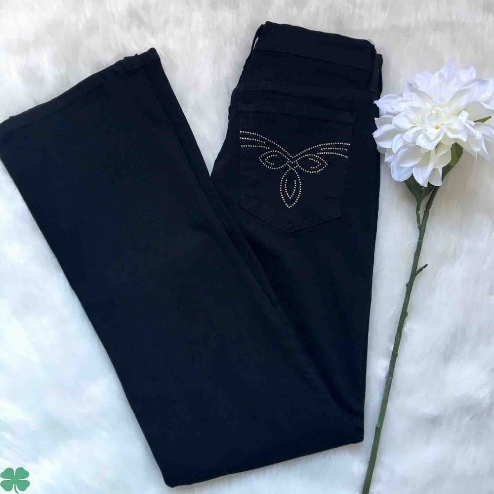 🎉2xHP🎉 NWOT NYDJ Black Boot Cut Jeans Size 4